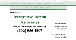 Desktop Screenshot of integrativedental.com